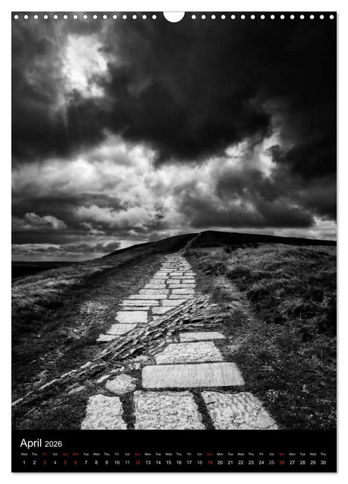 Journeys - Black & White (CALVENDO Monthly Calendar 2026)