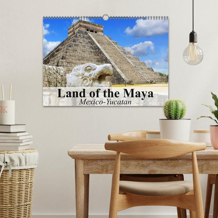 Land of the Maya Mexico-Yucatan (CALVENDO Monthly Calendar 2026)