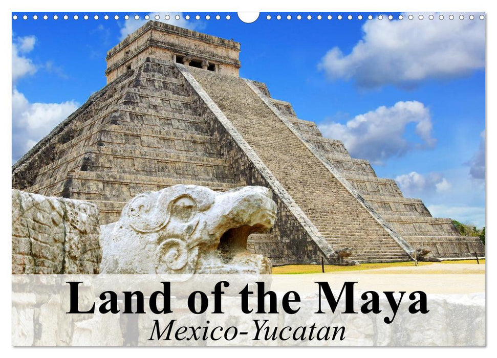 Land of the Maya Mexico-Yucatan (CALVENDO Monthly Calendar 2026)