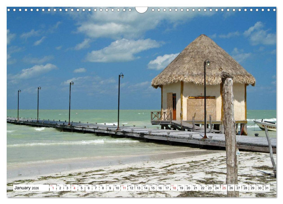 Land of the Maya Mexico-Yucatan (CALVENDO Monthly Calendar 2026)