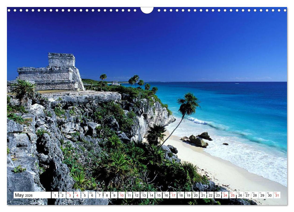 Land of the Maya Mexico-Yucatan (CALVENDO Monthly Calendar 2026)