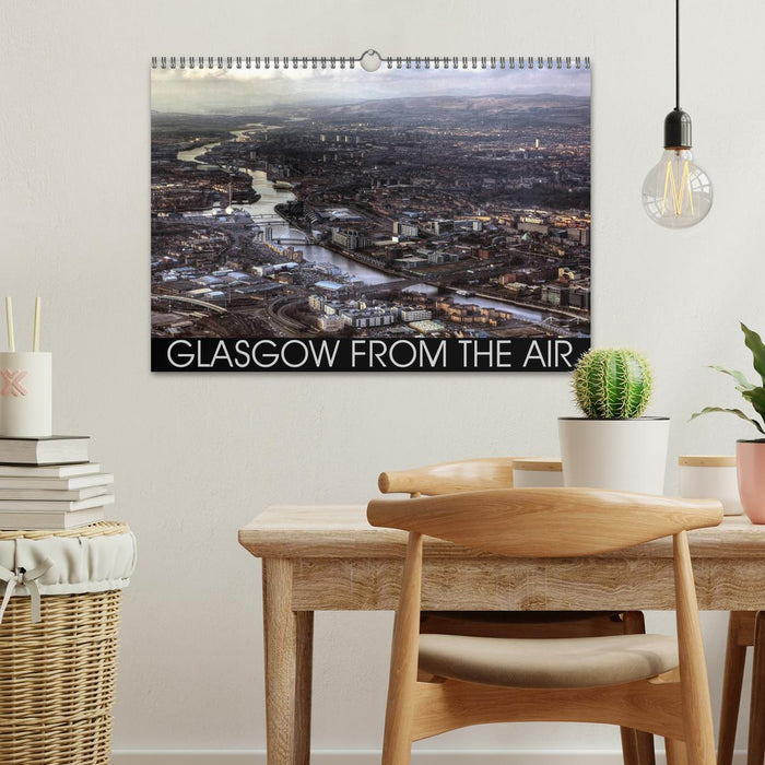 Glasgow from the Air (CALVENDO Monthly Calendar 2026)