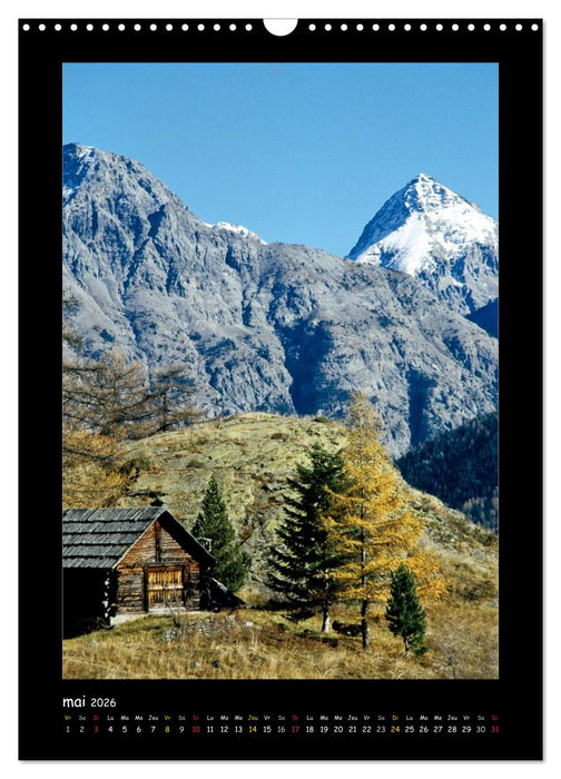 La vallée de la Clarée Hautes-Alpes (CALVENDO Calendrier mensuel 2026)