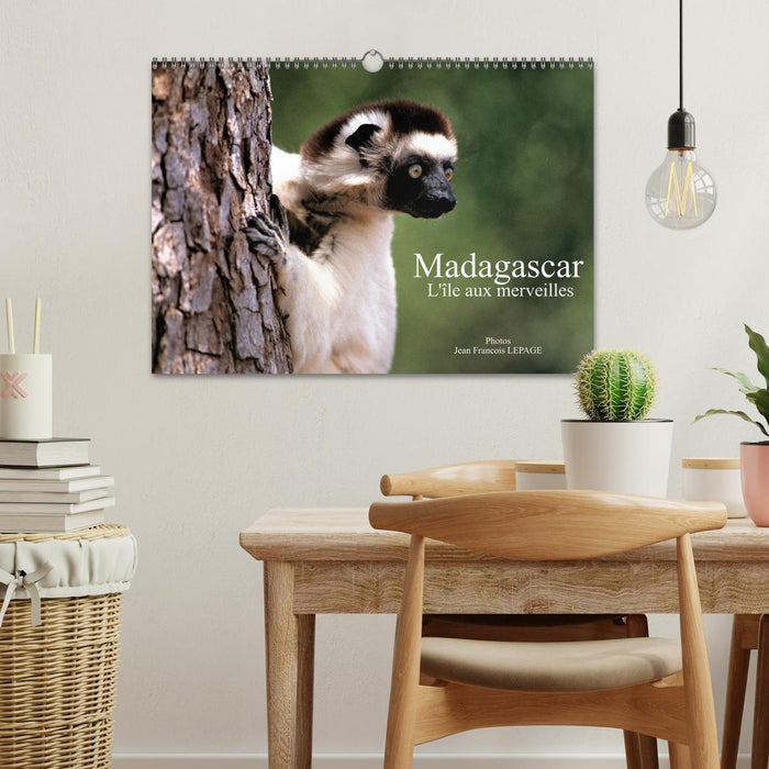 Madagascar L'île aux merveilles (CALVENDO Calendrier mensuel 2026)
