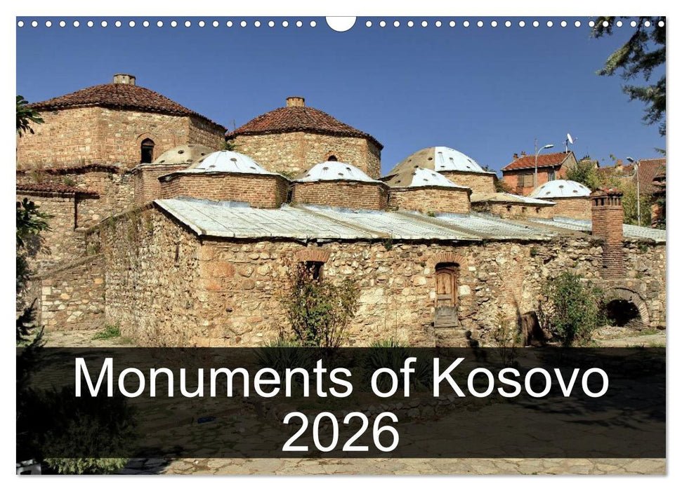 Monuments of Kosovo 2026 (CALVENDO Monthly Calendar 2026)