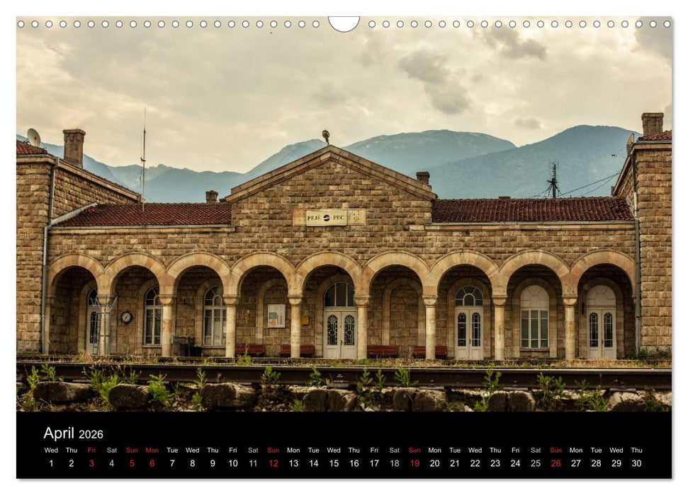 Monuments of Kosovo 2026 (CALVENDO Monthly Calendar 2026)