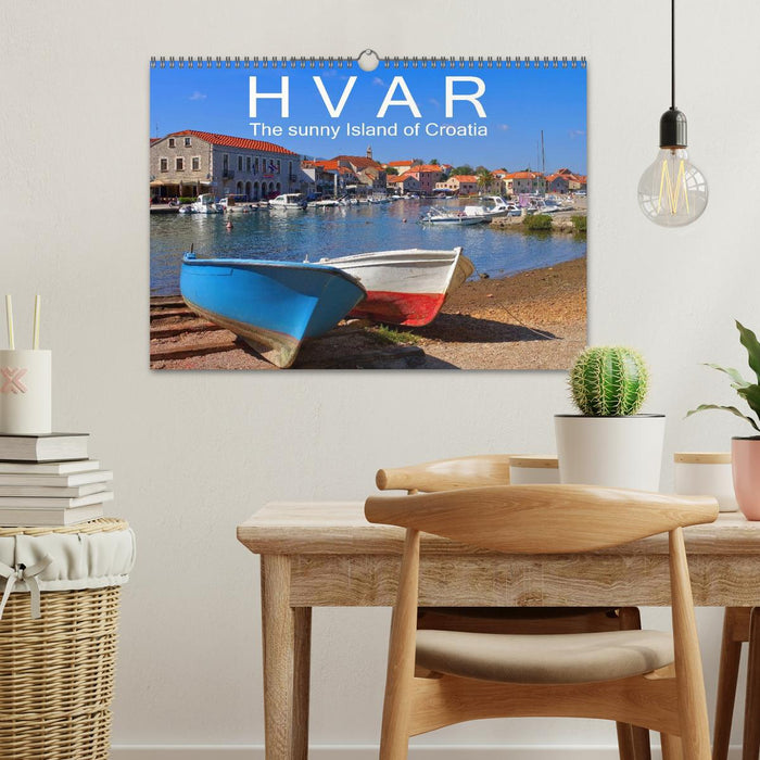 Hvar The sunny Island of Croatia (CALVENDO Monthly Calendar 2026)