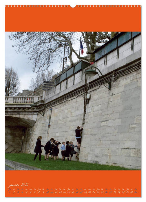 Paris et ses bouquinistes (CALVENDO Calendrier supérieur 2026)