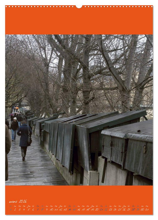 Paris et ses bouquinistes (CALVENDO Calendrier supérieur 2026)