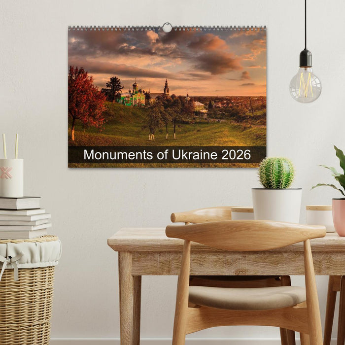 Monuments of Ukraine 2026 (CALVENDO Monthly Calendar 2026)