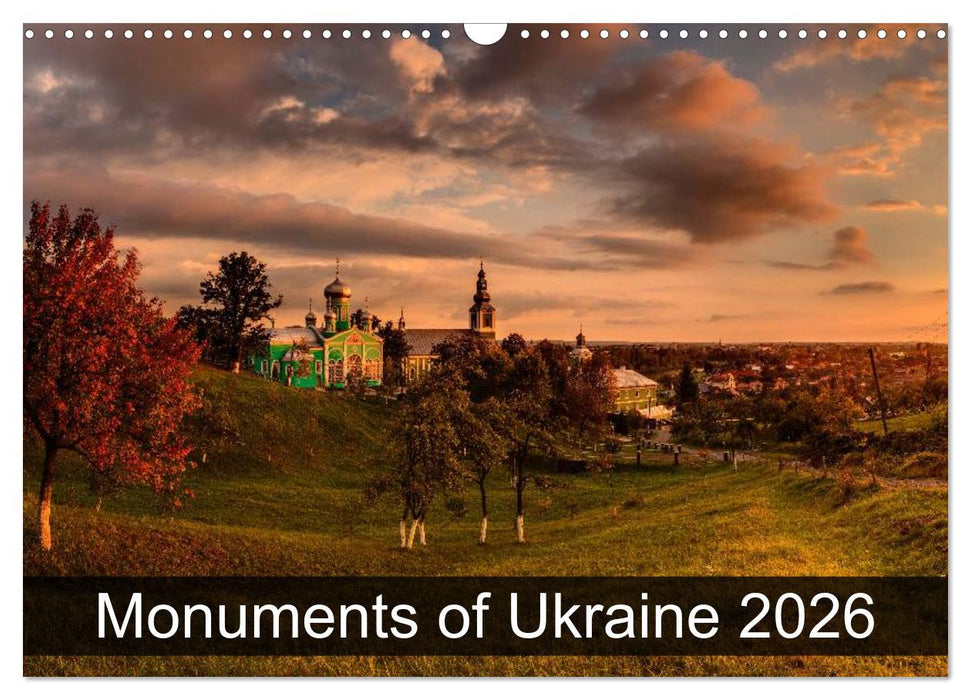 Monuments of Ukraine 2026 (CALVENDO Monthly Calendar 2026)