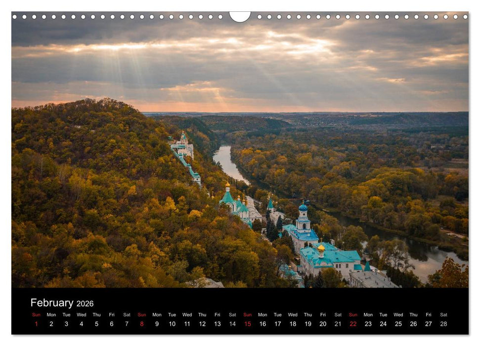 Monuments of Ukraine 2026 (CALVENDO Monthly Calendar 2026)