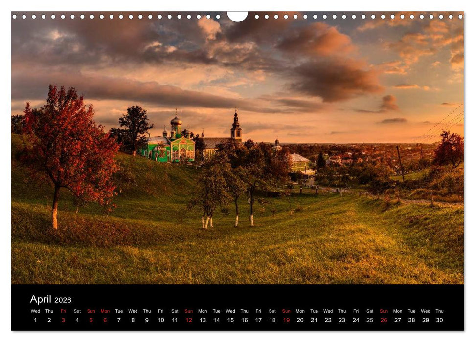 Monuments of Ukraine 2026 (CALVENDO Monthly Calendar 2026)