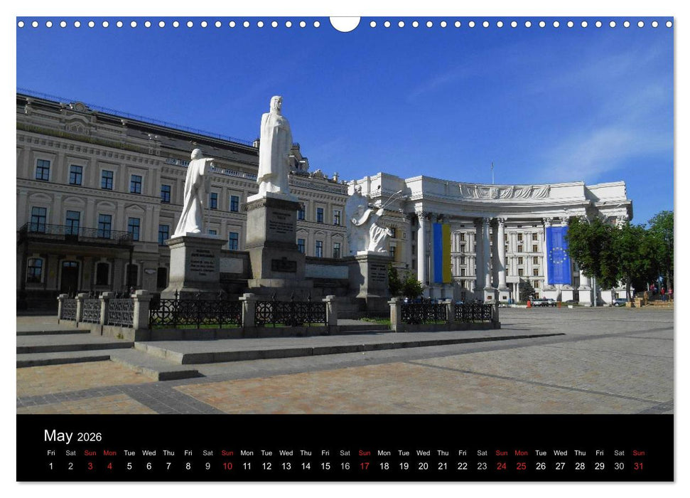 Monuments of Ukraine 2026 (CALVENDO Monthly Calendar 2026)