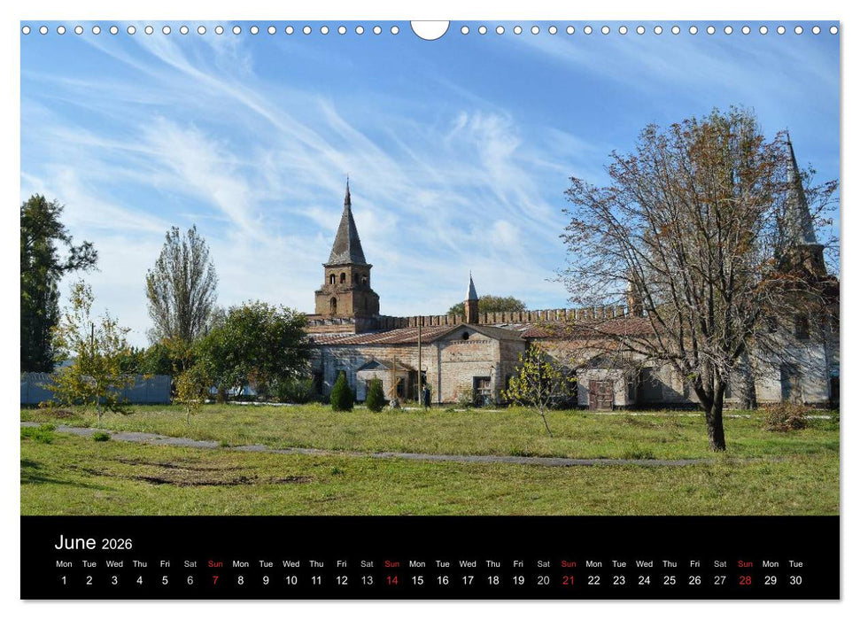 Monuments of Ukraine 2026 (CALVENDO Monthly Calendar 2026)