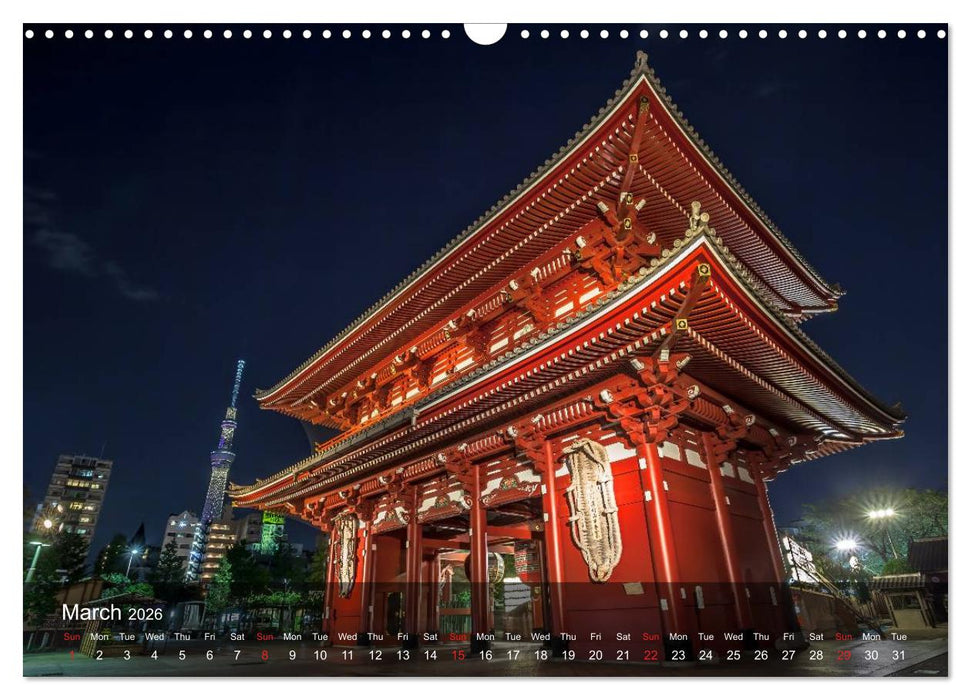 Japan Magic of a great country (CALVENDO Monthly Calendar 2026)