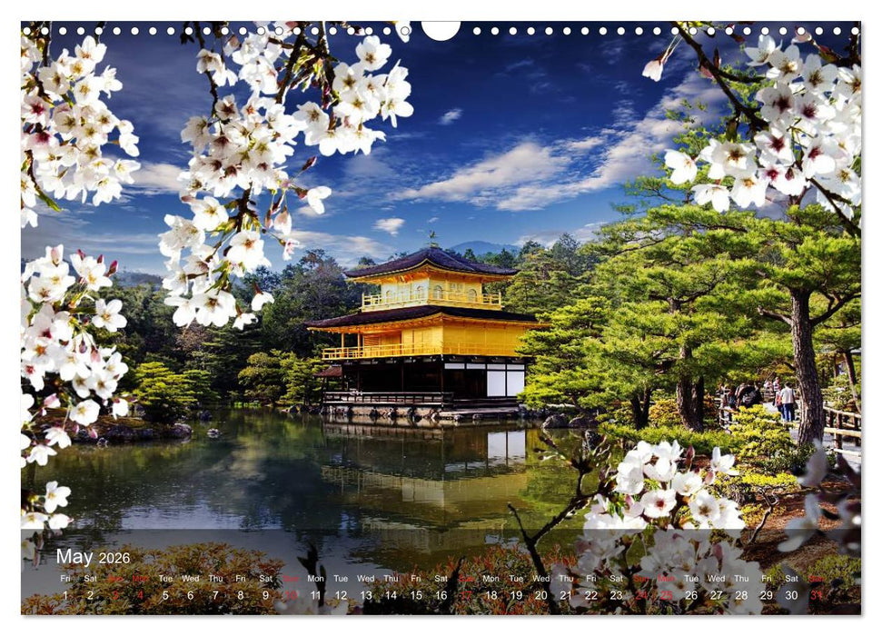 Japan Magic of a great country (CALVENDO Monthly Calendar 2026)