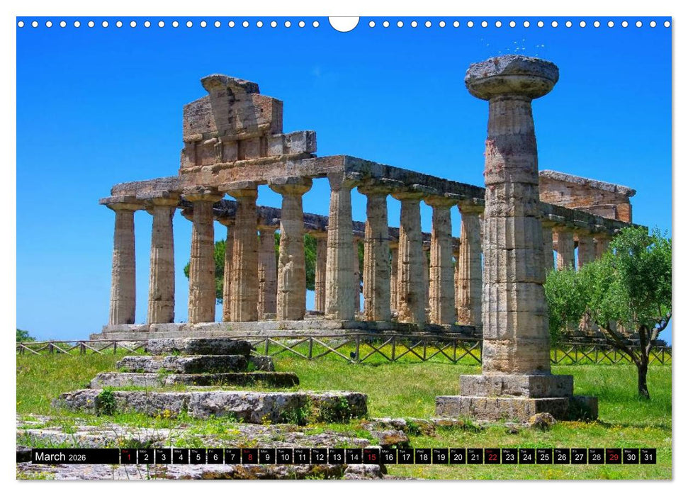 Amalfi Coast and Campania (CALVENDO Monthly Calendar 2026)