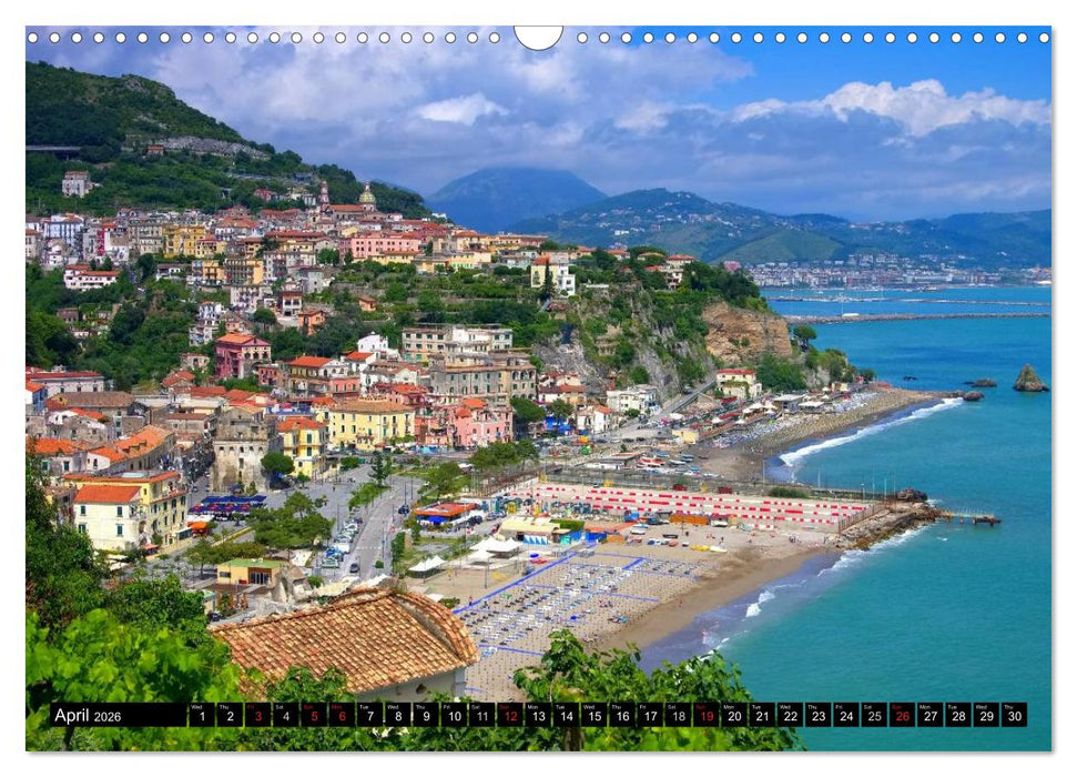 Amalfi Coast and Campania (CALVENDO Monthly Calendar 2026)