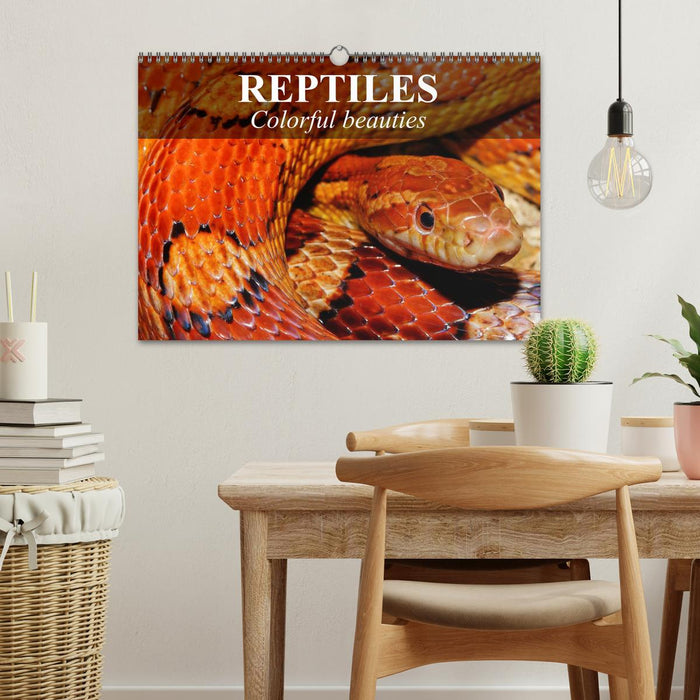 Reptiles Colorful beauties (CALVENDO Monthly Calendar 2026)
