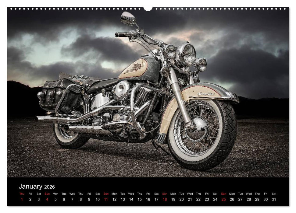 Motorbike Dreams (CALVENDO Premium-Calendar 2026)