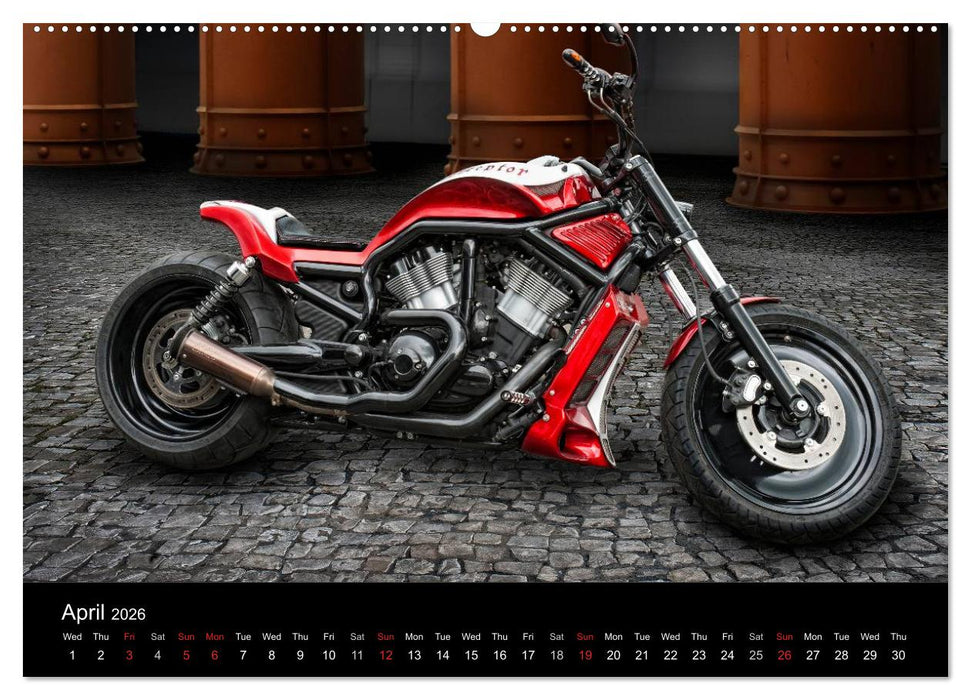 Motorbike Dreams (CALVENDO Premium-Calendar 2026)