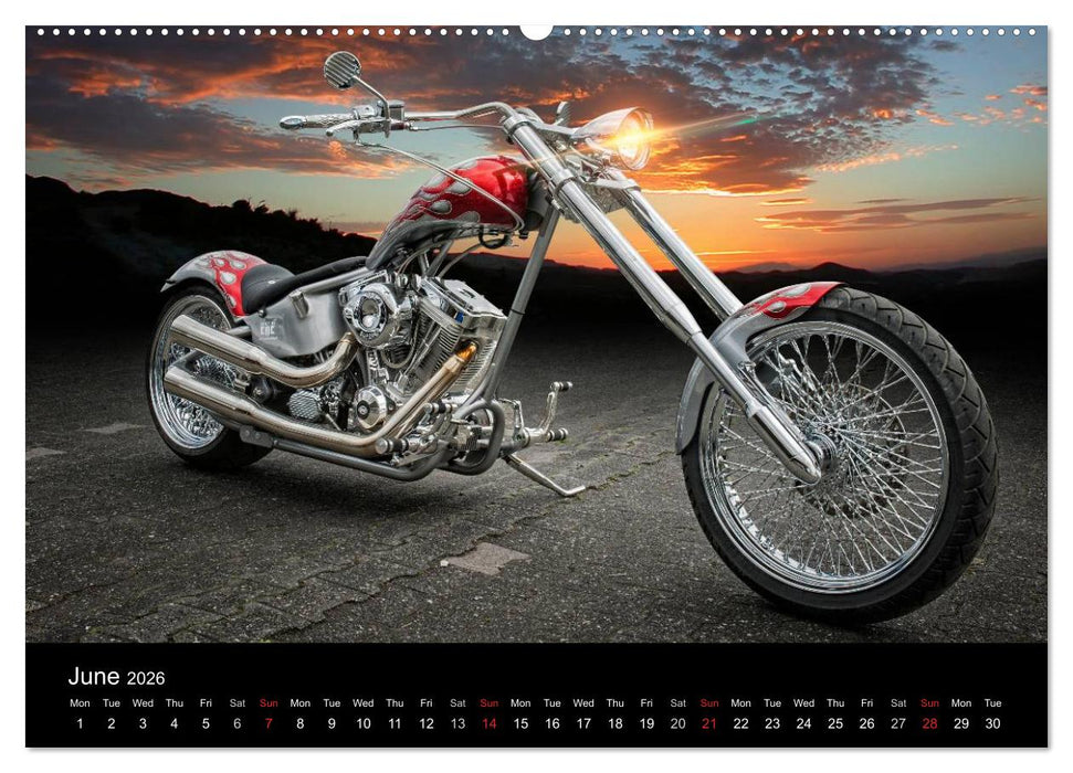Motorbike Dreams (CALVENDO Premium-Calendar 2026)