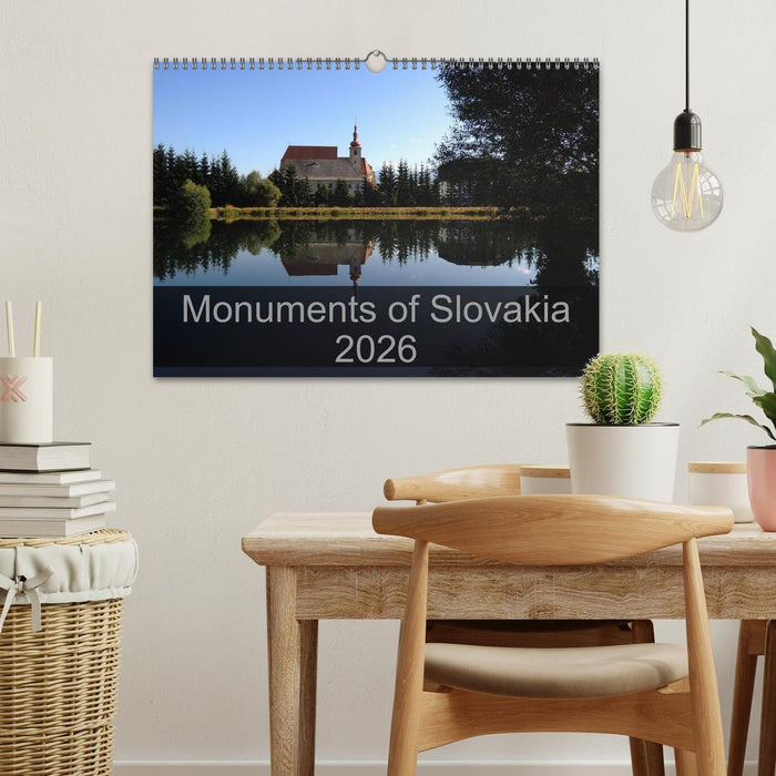 Monuments of Slovakia 2026 (CALVENDO Monthly Calendar 2026)