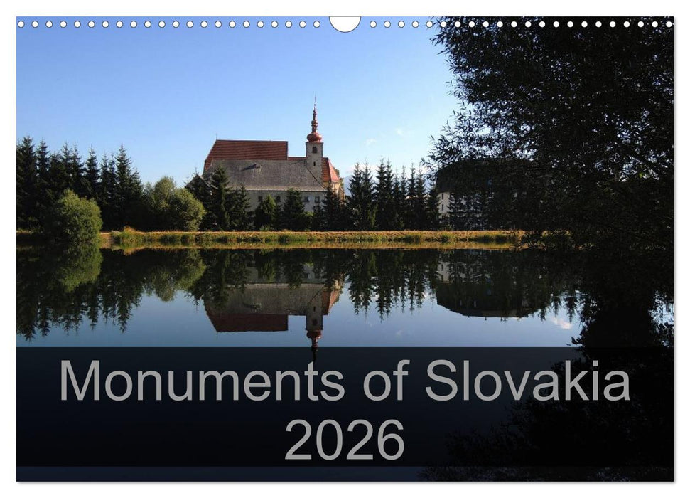 Monuments of Slovakia 2026 (CALVENDO Monthly Calendar 2026)