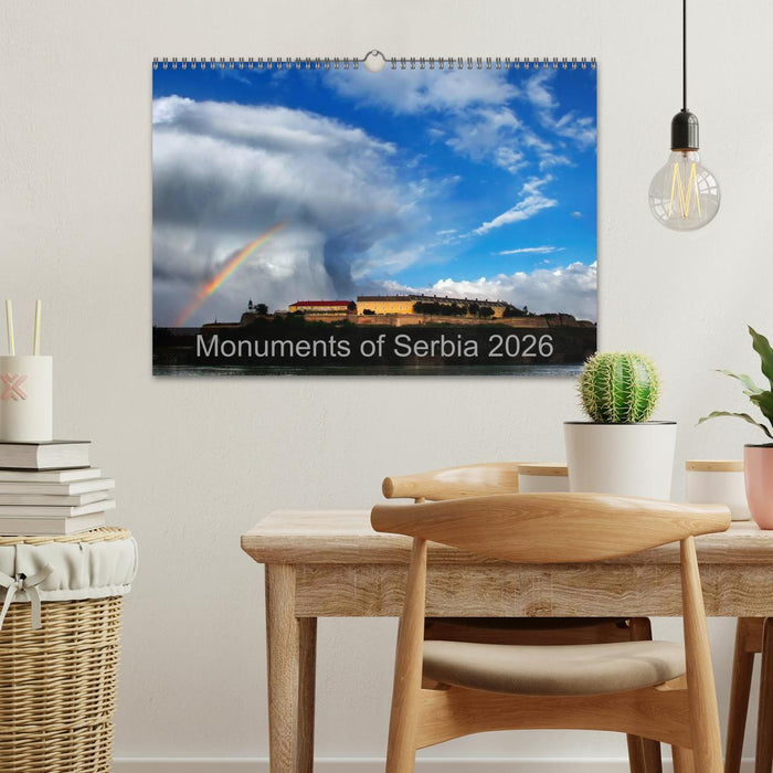 Monuments of Serbia 2026 (CALVENDO Monthly Calendar 2026)