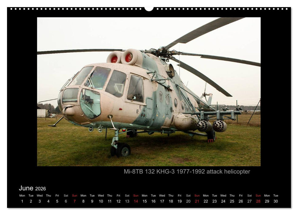 Airplanes and Helicopters of NVA 1957 - 1991 (CALVENDO Premium-Calendar 2026)