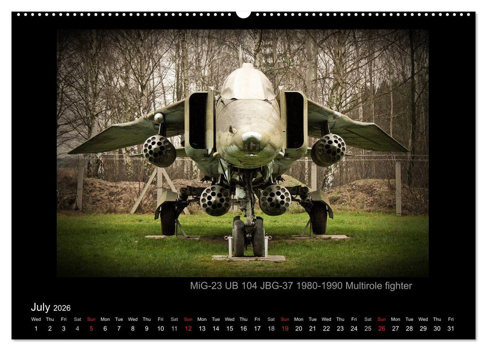 Airplanes and Helicopters of NVA 1957 - 1991 (CALVENDO Premium-Calendar 2026)