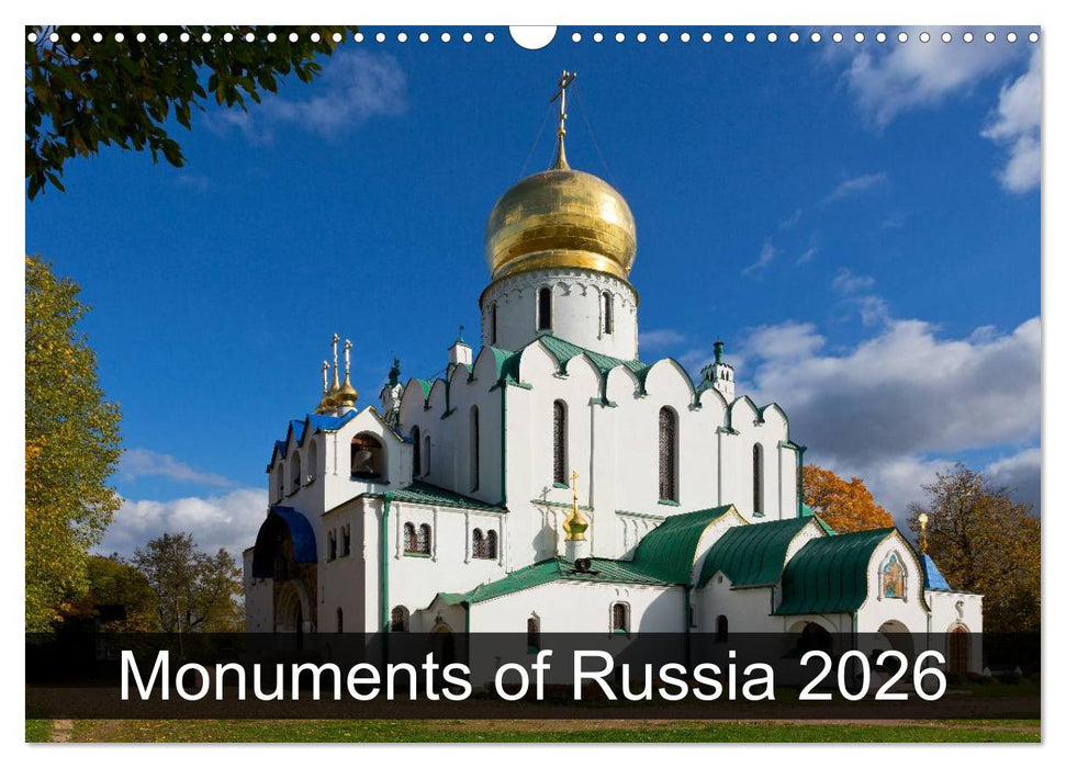 Monuments of Russia 2026 (CALVENDO Monthly Calendar 2026)