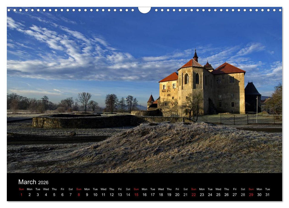 Monuments of Czech Republic 2026 (CALVENDO Monthly Calendar 2026)