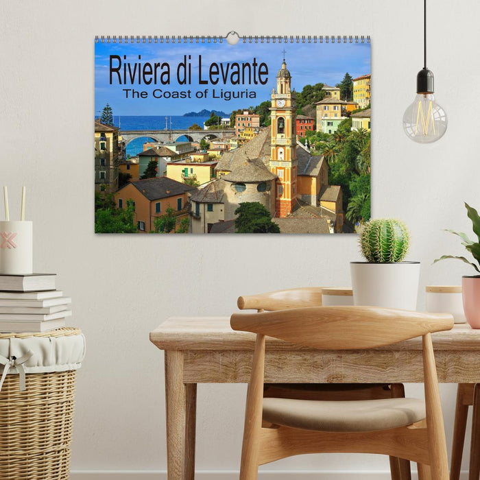 Riviera di Levante The Coast of Liguria (CALVENDO Monthly Calendar 2026)