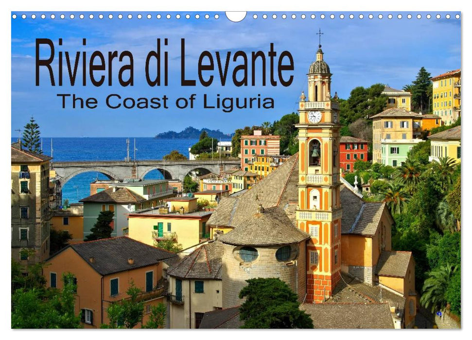 Riviera di Levante The Coast of Liguria (CALVENDO Monthly Calendar 2026)