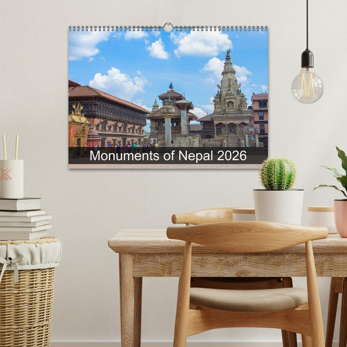 Monuments of Nepal 2026 (CALVENDO Monthly Calendar 2026)