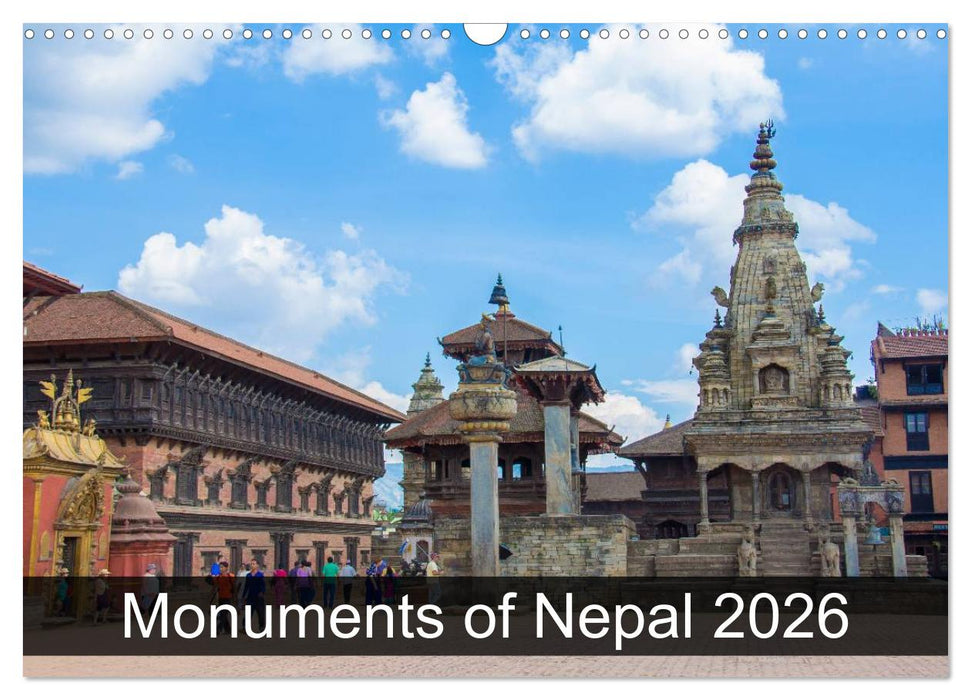 Monuments of Nepal 2026 (CALVENDO Monthly Calendar 2026)