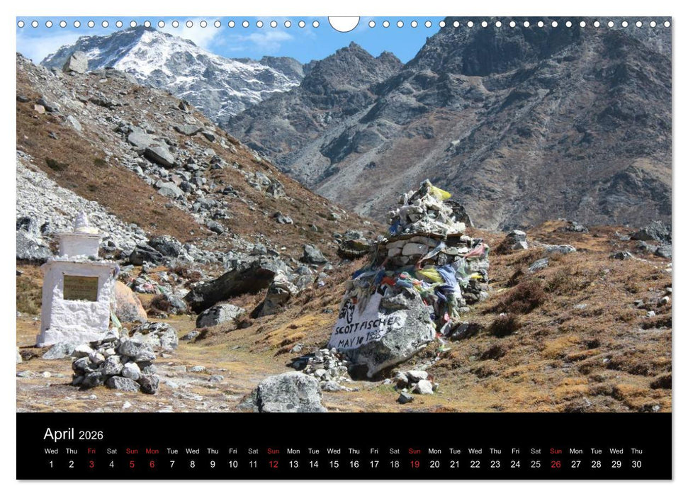 Monuments of Nepal 2026 (CALVENDO Monthly Calendar 2026)