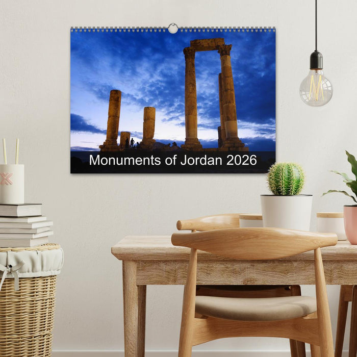 Monuments of Jordan 2026 (CALVENDO Monthly Calendar 2026)