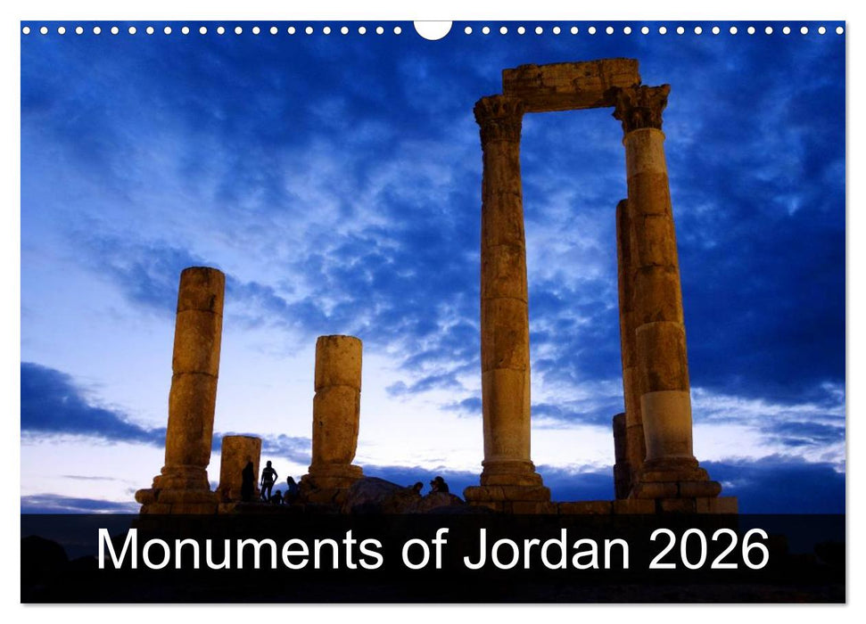 Monuments of Jordan 2026 (CALVENDO Monthly Calendar 2026)