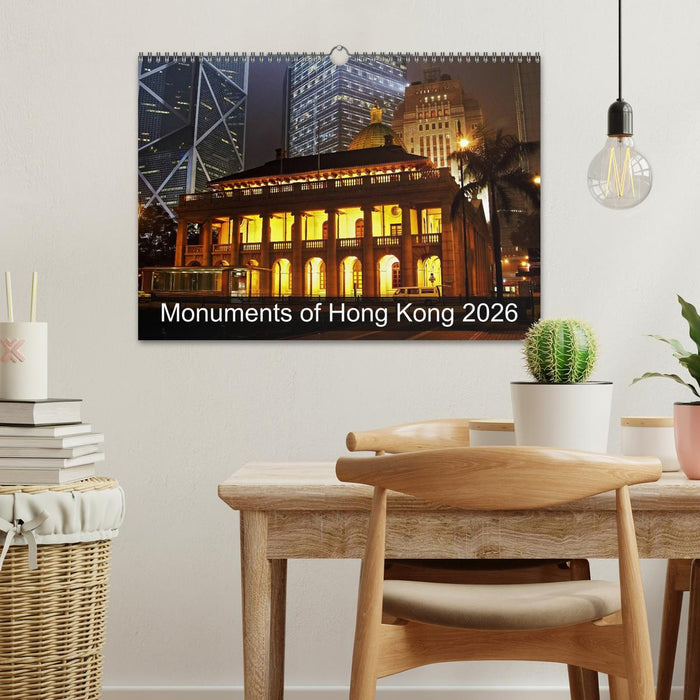 Monuments of Hong Kong 2026 (CALVENDO Monthly Calendar 2026)