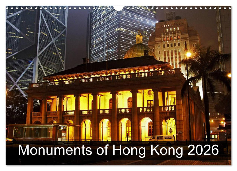 Monuments of Hong Kong 2026 (CALVENDO Monthly Calendar 2026)