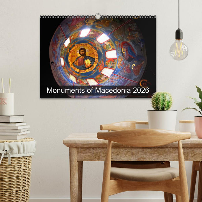 Monuments of Macedonia 2026 (CALVENDO Monthly Calendar 2026)
