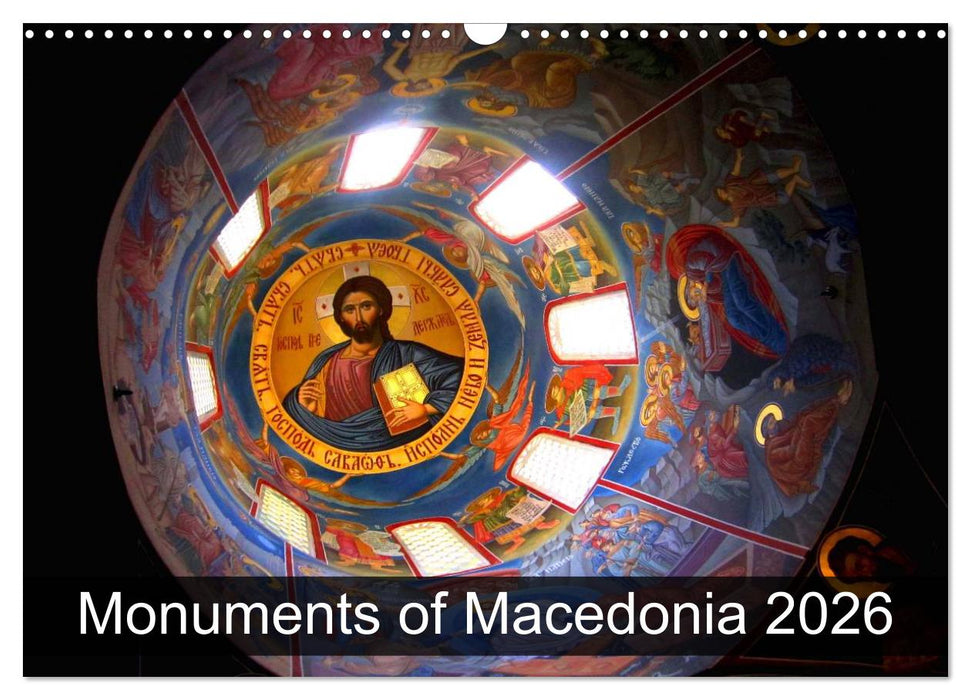 Monuments of Macedonia 2026 (CALVENDO Monthly Calendar 2026)