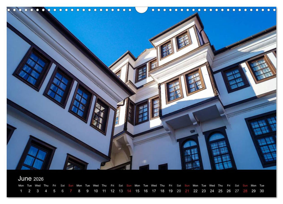 Monuments of Macedonia 2026 (CALVENDO Monthly Calendar 2026)