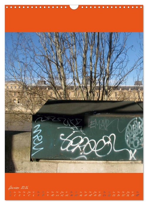 Paris et ses bouquinistes (CALVENDO Calendrier mensuel 2026)