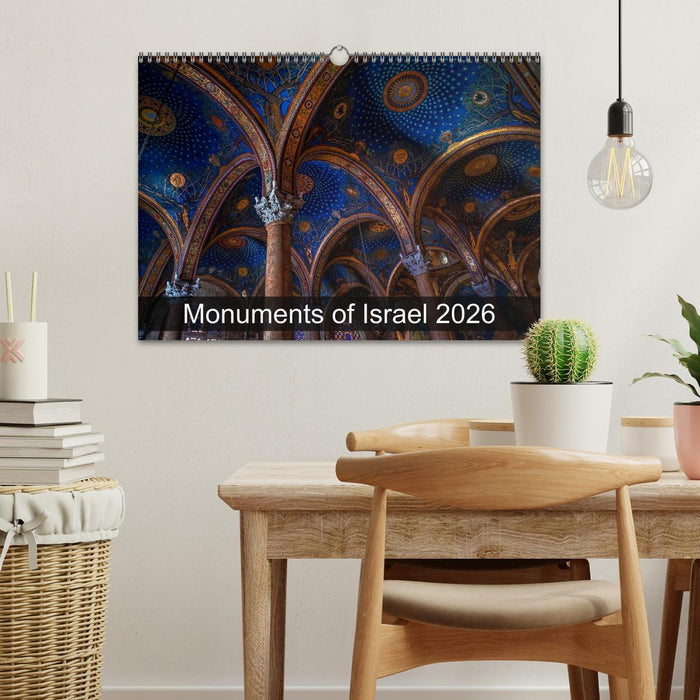 Monuments of Israel 2026 (CALVENDO Monthly Calendar 2026)
