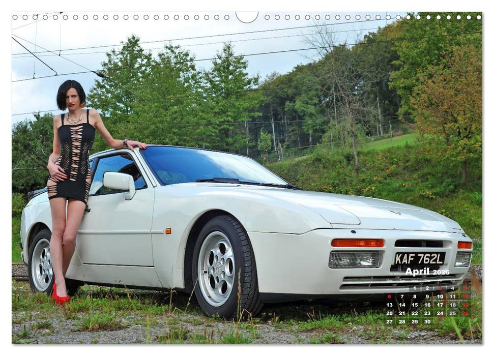 Girls and Cars (CALVENDO Monthly Calendar 2026)