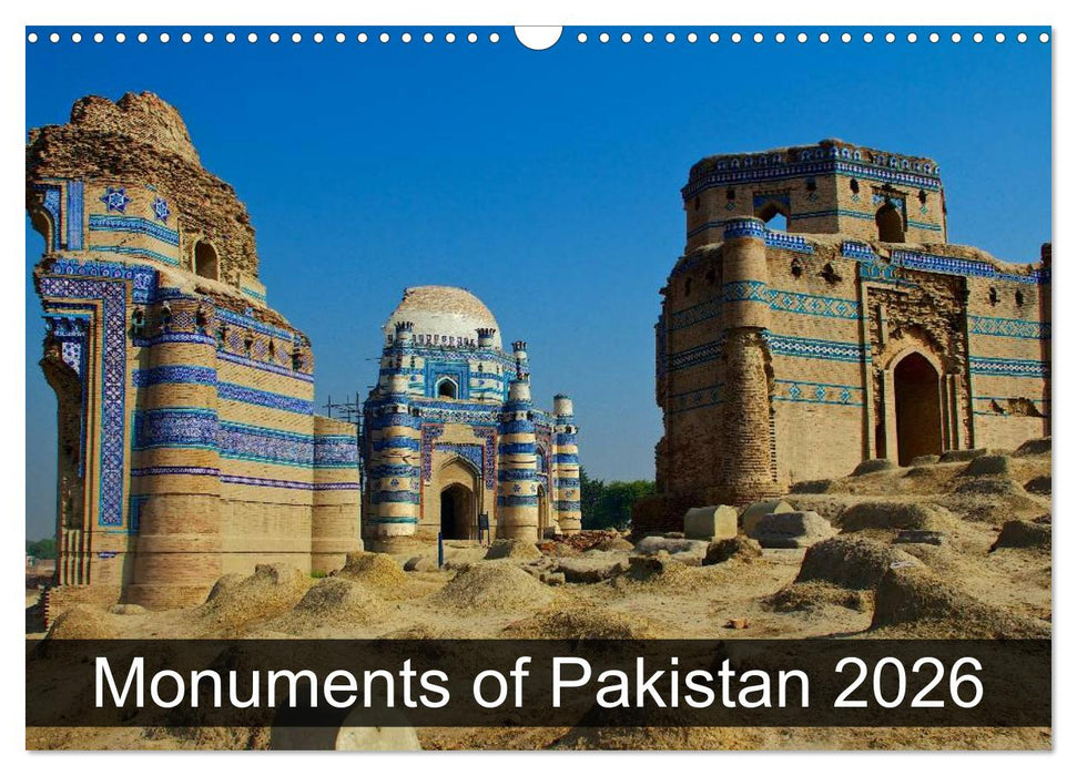 Monuments of Pakistan 2026 (CALVENDO Monthly Calendar 2026)